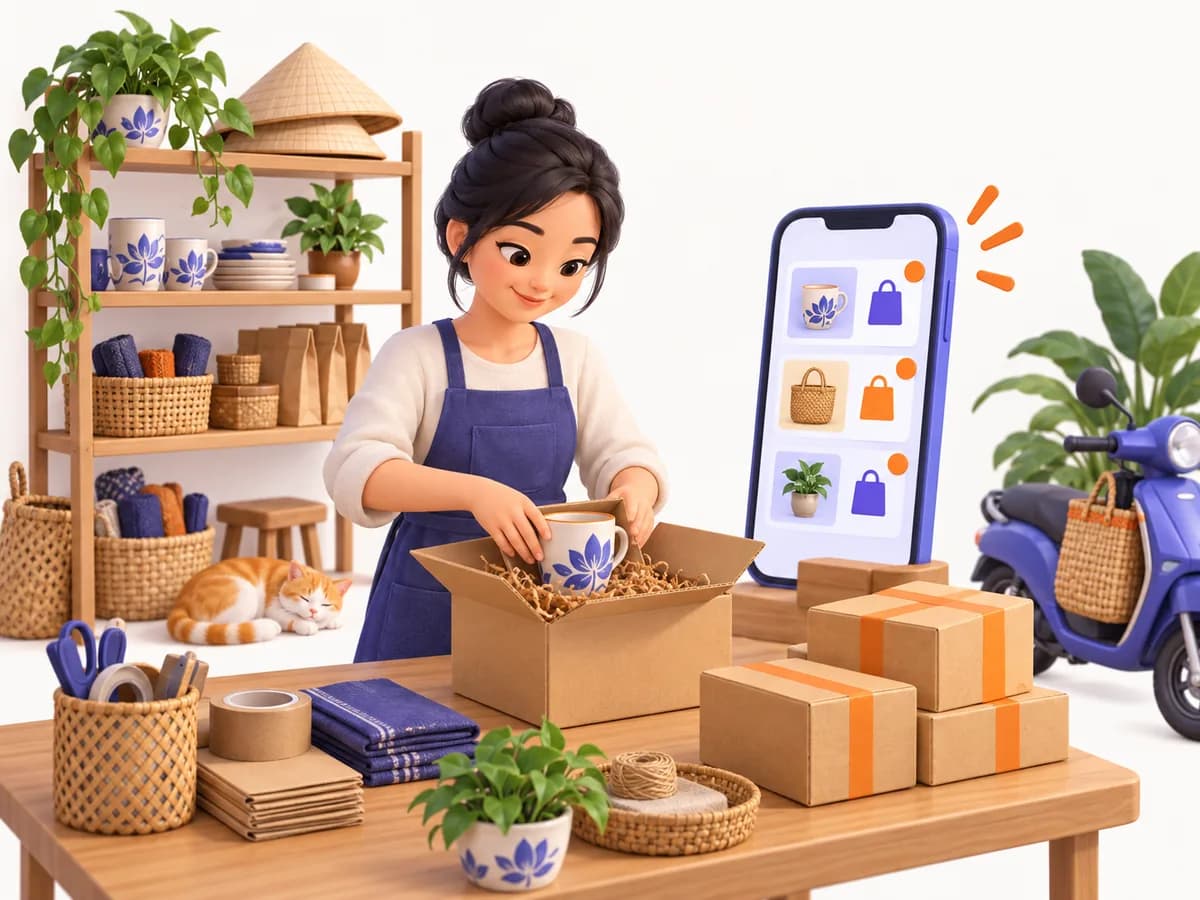 Gian hàng Online đẹp