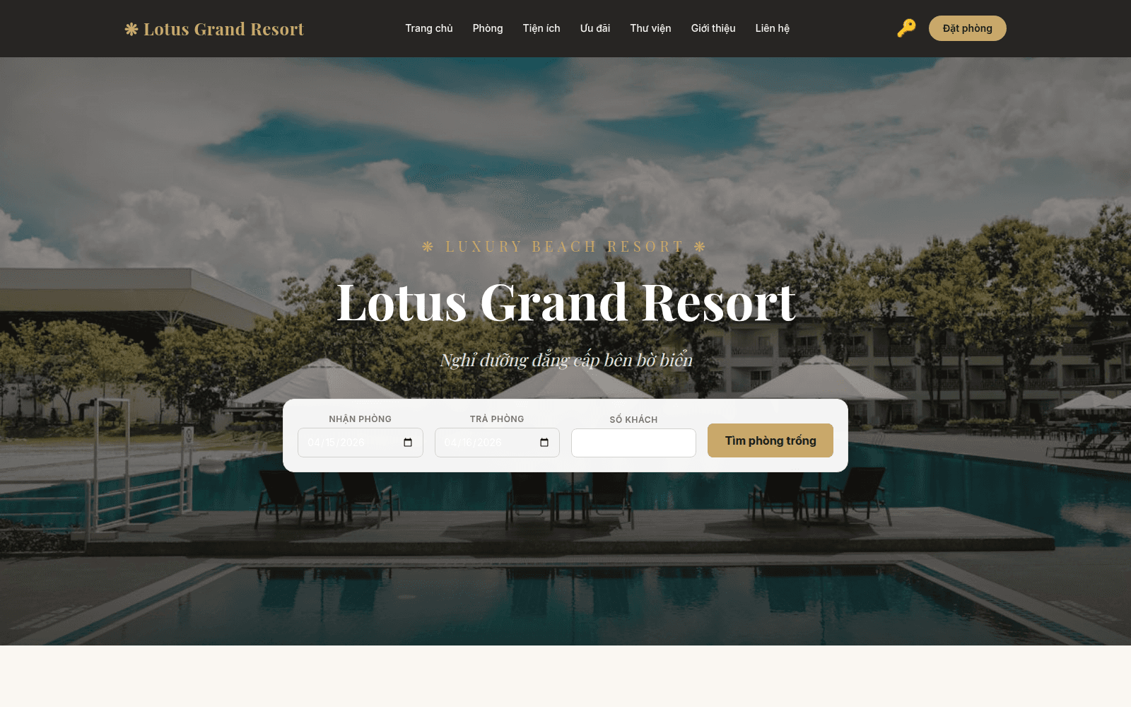 Hotel — Lotus Grand Resort