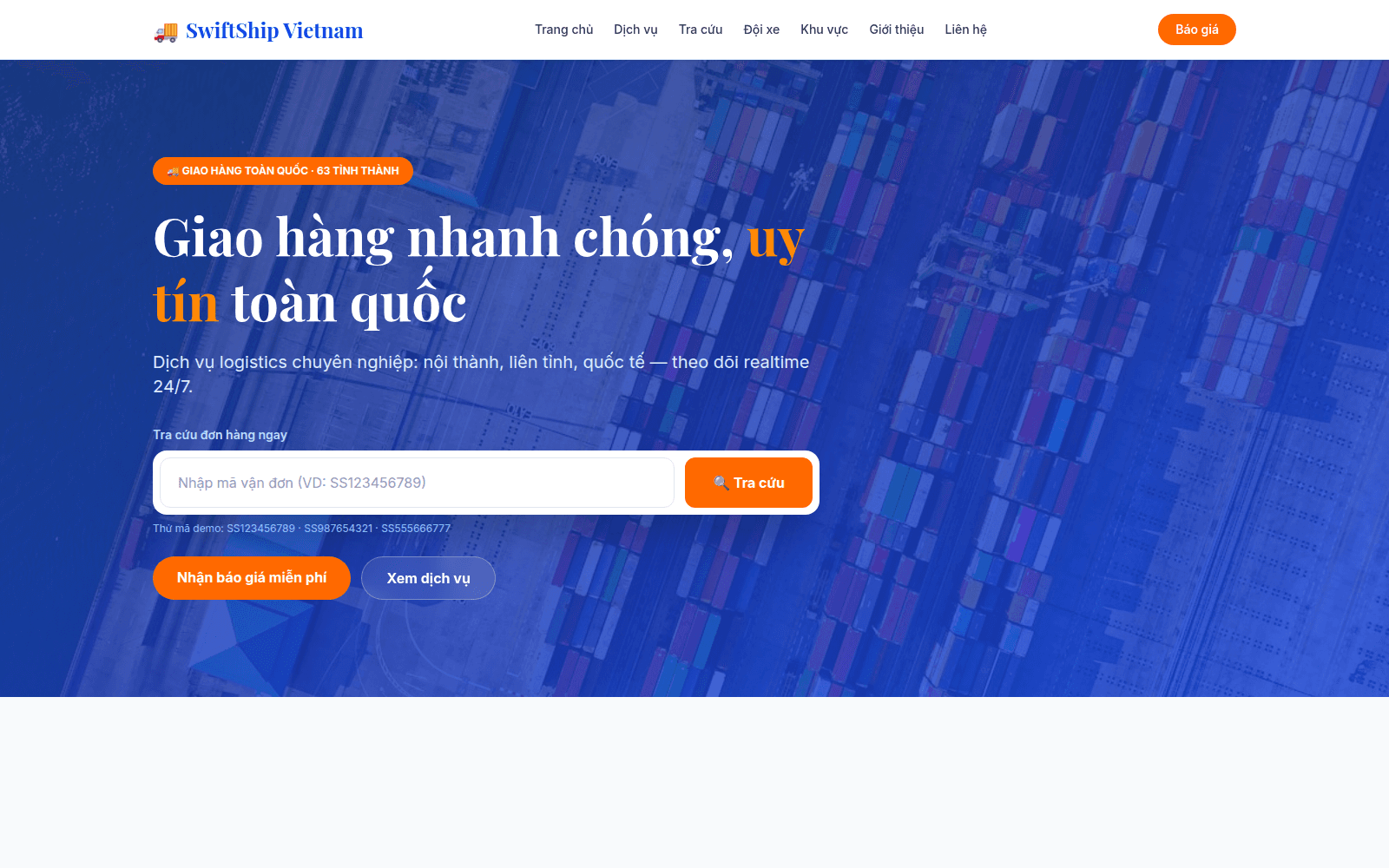 Logistics — SwiftShip