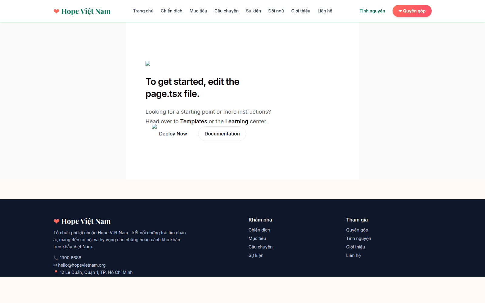 Non-profit — Hope Việt Nam