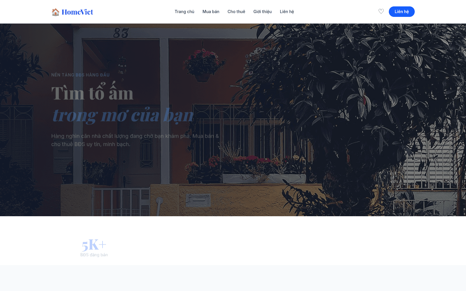 Real Estate — HomeViet